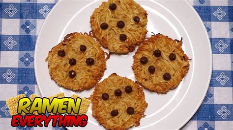 Ramen Chocolate Chip Cookies Youtube