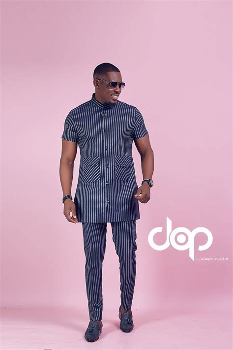 Blue Black Stripped Political Suit Dop