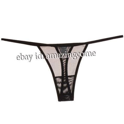 Sexy Women Thongs G Strings Underwear T Back Bikini Transparent Panties Lingerie EBay
