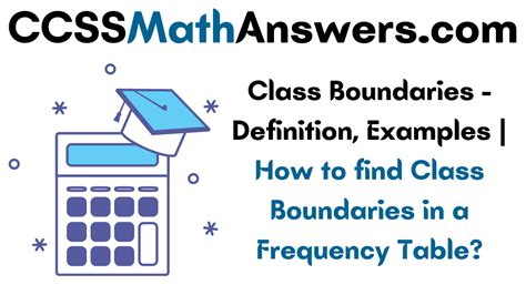 Class Boundaries Definition Examples How To Find Class Boundaries