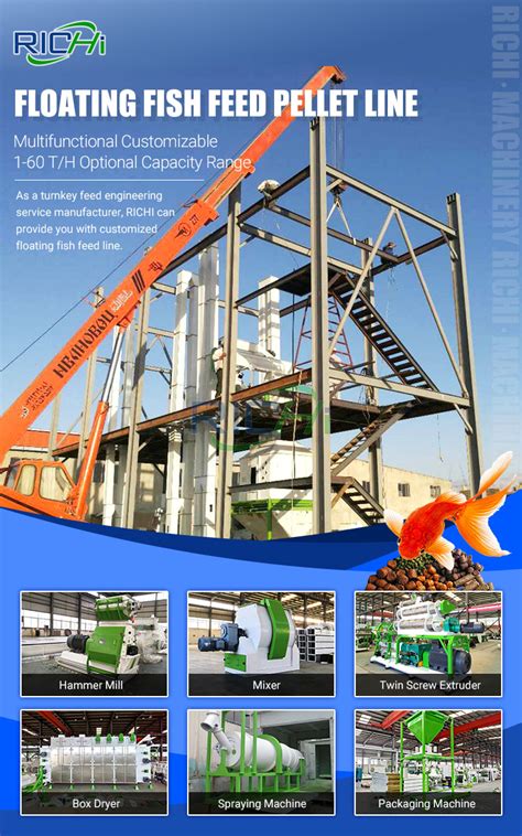 Making Pellet Mm Floating Fish Feed Production Line Machine Buy