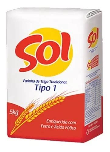 Farinha De Trigo Tipo Tradicional Sol Pacote Kg R Em Osasco S O