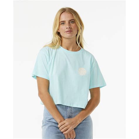 T Shirt Wettie Icon Sky Blue Bleu Rip Curl La Redoute