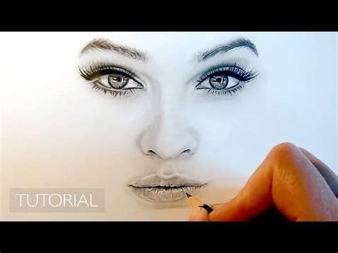 Tutorial How To Shade And Draw Realistic Eyes Nose And Lips With