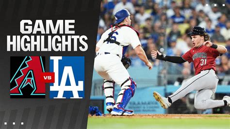 D Backs Vs Dodgers Game Highlights 7 3 24 MLB Highlights YouTube