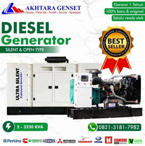 Jual Genset Kva Genset Perkins Kva Murah Berkualitas Di