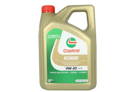 Motoröl CASTROL Edge 0W20 LL LongLife IV 4L für Audi, Hyundai, Porsche