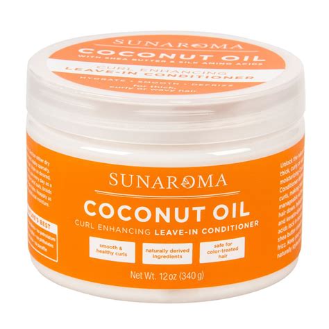 Sunaroma - Leave In Conditioner, Coconut Oil, Curly Enhancing - Azure Standard