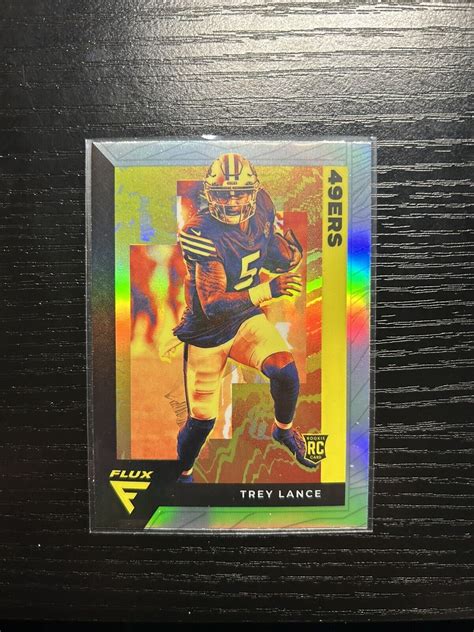 Panini Chronicles Flux Rookies Silver Prizm Fx Trey Lance Rc