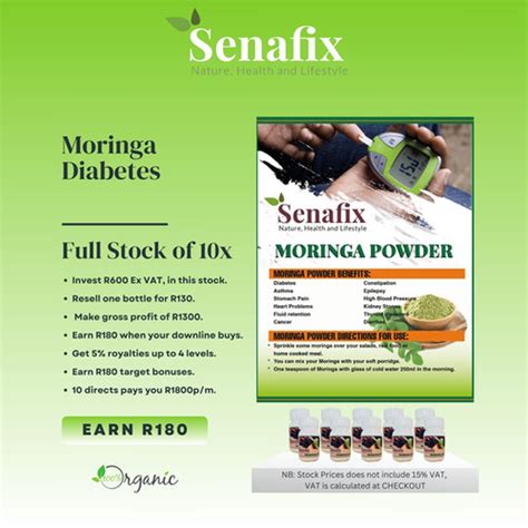 Senafix Diabetes Moringa X Senafix Pty Ltd