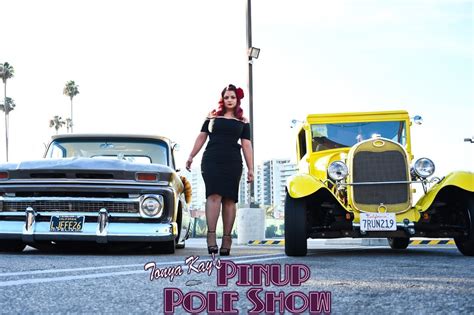 Pinup Pole Show Pinup Of The Week Cherry Rosie With A 1929 Ford Model