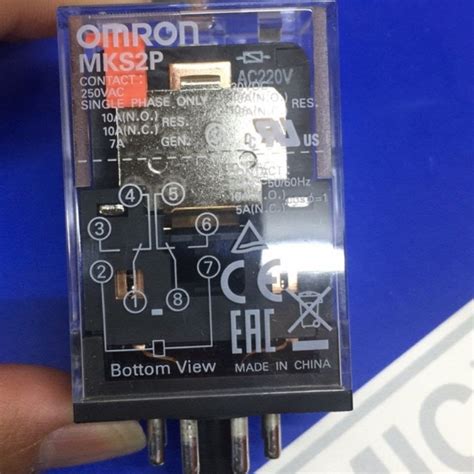 Jual Relay Omron Mks P V Original Socket Pf A E Ori Jakarta