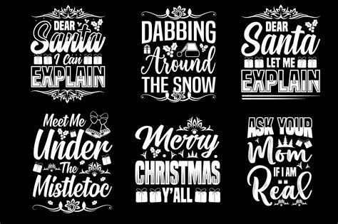 Christmas Typography T Shirt Bundle Graphic By Creative T Shirt Design