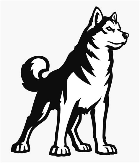 Husky Png - Northeastern Husky Translucent Logo , Free Transparent Clipart - ClipartKey