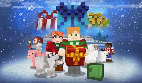 Plein De Cadeaux à Noël Sur Minecraft Bedrock { Actualité Minecraft } ⛏️ Fr Minecraft