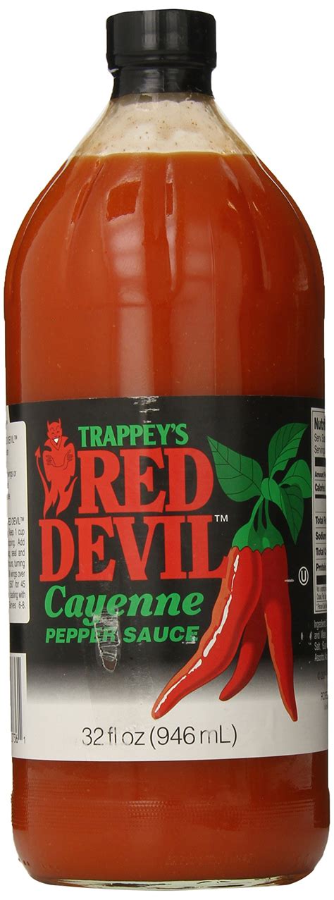 Trappeys Red Devil Cayenne Pepper Hot Sauce 32 Fl Oz