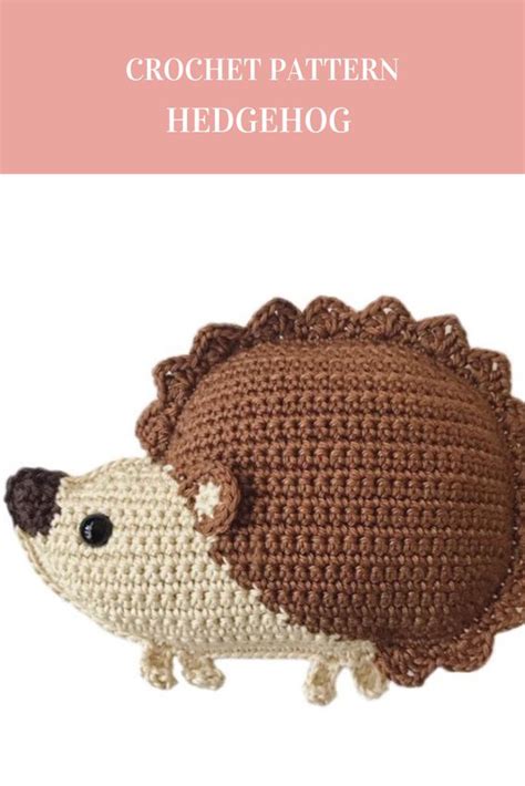 Hedgehog Pdf Crochet Pattern Crochet Arcade