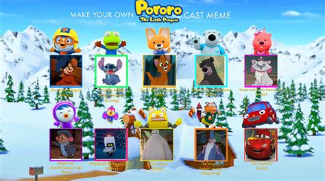 My Pororo Cast Meme By Willmystery On Deviantart