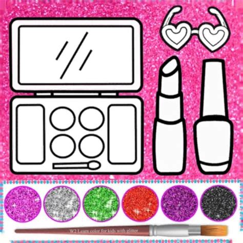 Glitter Beauty Coloring Book By C Flow Games Sarl