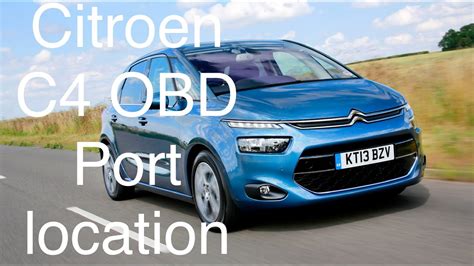 Citroen C Grand Picasso Obd Port Location Youtube