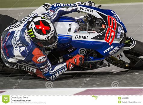 Qatar MotoGP 2013 Foto Editorial Imagen De Deporte Yamaha 30380031