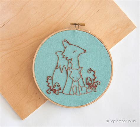 Hand Embroidery Patterns Baby Animals Beginner Embroidery