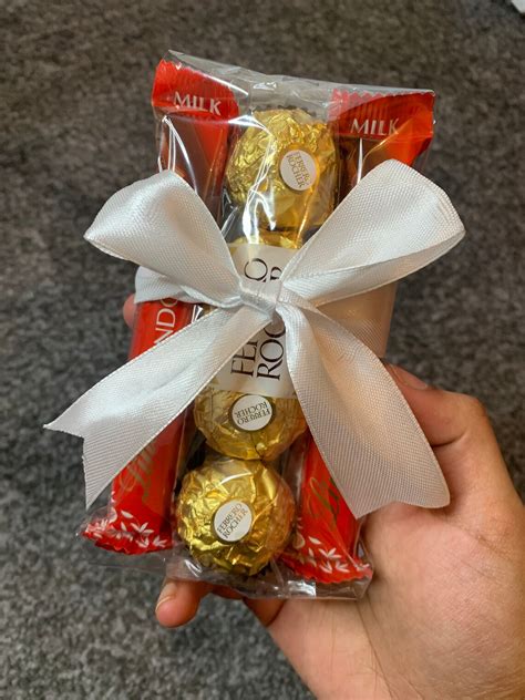 Lindt Lindor And Ferrero Rocher Bow Tied Chocolate Gift X3 Etsy