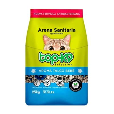 GENERICO Top K9 Arena Sanitaria Talco De Bebe 25 Kg Falabella