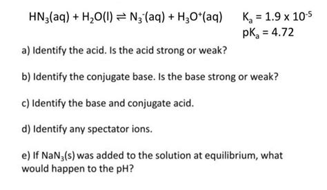 Solved Hn3aqh2oi⇌n3−aqh3oaqka19×10−5pka472 A