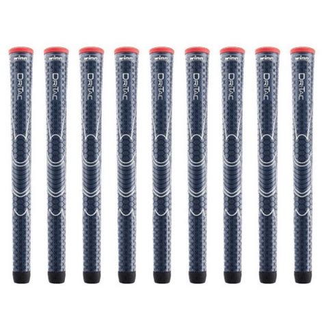 Winn Dri Tac Standard Navy Blue 9 Piece Golf Grip Bundle Usa Golf Gear