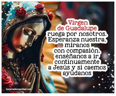 Frases Virgen De Guadalupe Tarjetas De Navidad