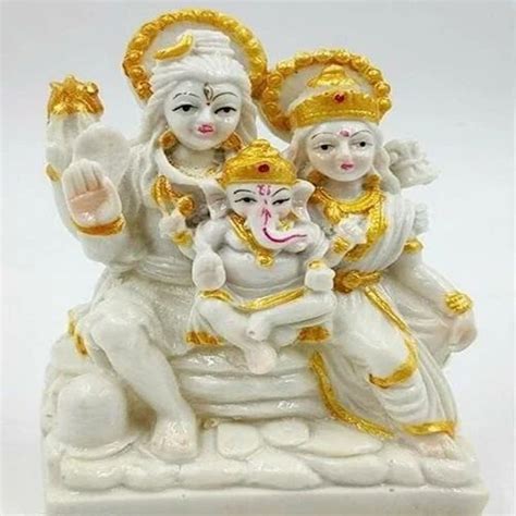 White Shiv Parivar Statue Temple At Best Price In Gurgaon Id