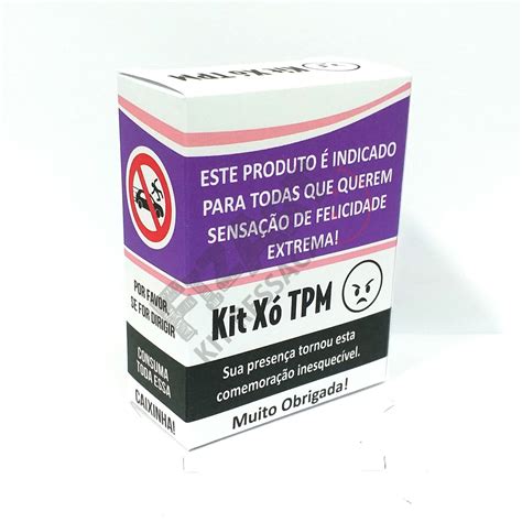 Caixinhas Kit Ressaca Lembrancinha Chá de Lingerie Xó TPM Elo7