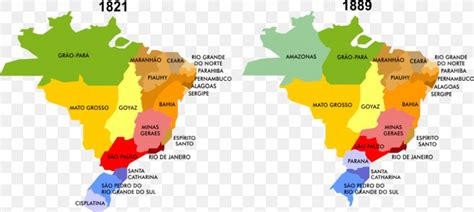 Provinces Of Brazil Empire Of Brazil Map Roman Empire, PNG, 829x373px ...