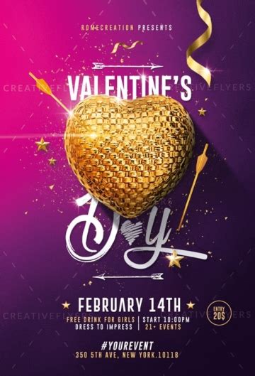 Download Valentines Day Flyer Psd Templates Creative Flyers