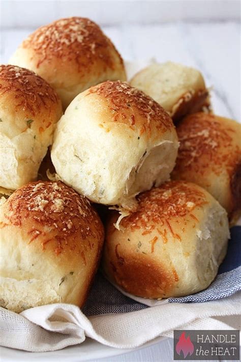 Garlic Herb And Cheese Bread Rolls Handle The Heat