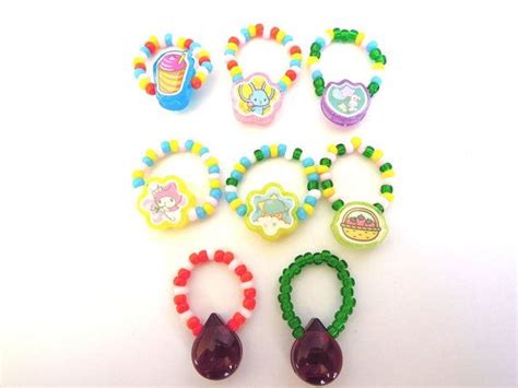 Kawaii Stretch Rings Kawaii Playful Bright And Happy Rings By