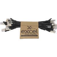 101 191 10 Excel Cat6A Patch Lead S FTP Shielded LSOH Blade Booted