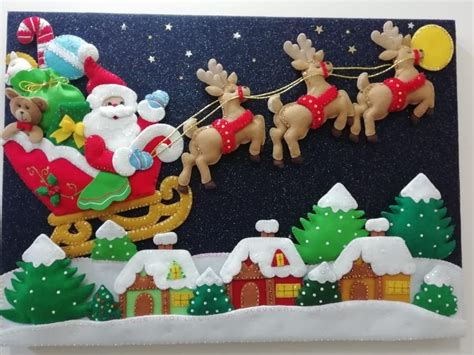 Pin By Nelly Barbosa On Bordado Felt Christmas Ornaments Christmas