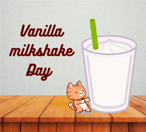 Milkshake Day Card Free Vanilla Milkshake Day Ecards Greeting Cards