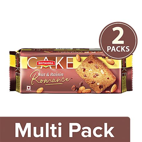 Buy Britannia Cake Nut Raisin Romance X Gm Multipack Online