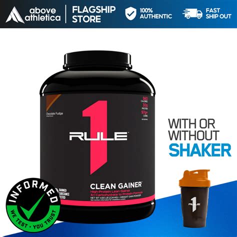 Rule One Proteins R1 Clean Gainer 5lbs Rule 1 Weight Mass Gainer Protein Powder Shopee