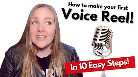 How To Make A Voice Over Reel For Beginners Youtube