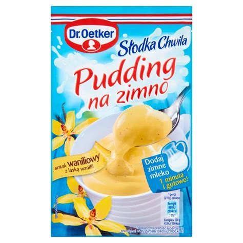 Dr Oetker S Odka Chwila Pudding Na Zimno Smak Waniliowy Z Lask