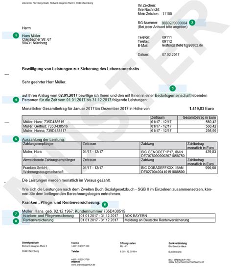 Bürgergeld Bescheid Bewilligungsbescheid