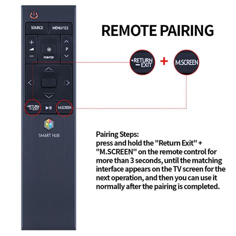 Bn D Remote Control For Samsung K Smart Hub Tv Bn E G B