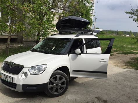 Отзыв о боксе Terra Drive 480 и о родных поперечинах yeti Skoda Yeti