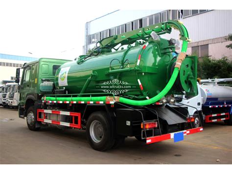 Liters Vacuum Sewage Suction Truck Tanker Watercraft Road