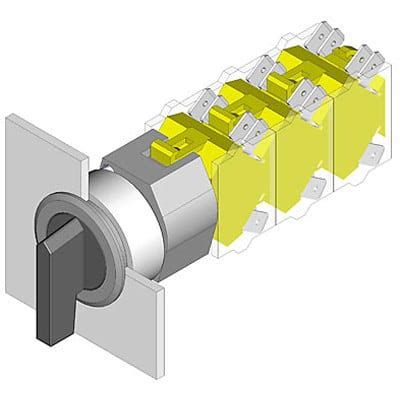 Eao Selector Switch Actuator Pos Flush Long Lever