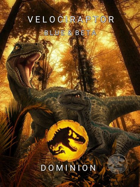 Making Poster Velociraptor Blue And Beta In Jurassic World Dominion By